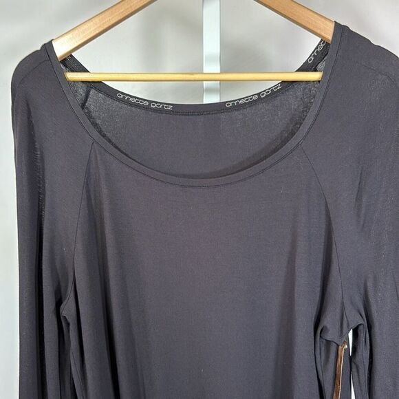 ANNETTE GORTZ Women’s Two Piece Cardigan Draped Dress Set Brown Size Large - Picture 9 of 15